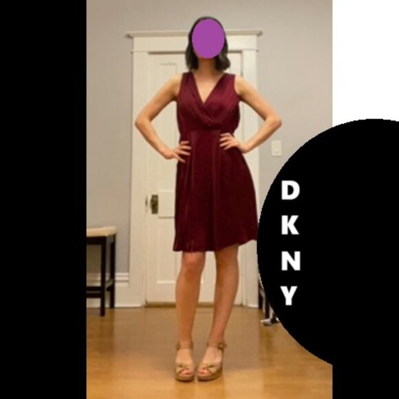 DKNYC purple pleated dress - Picture 10 of 10